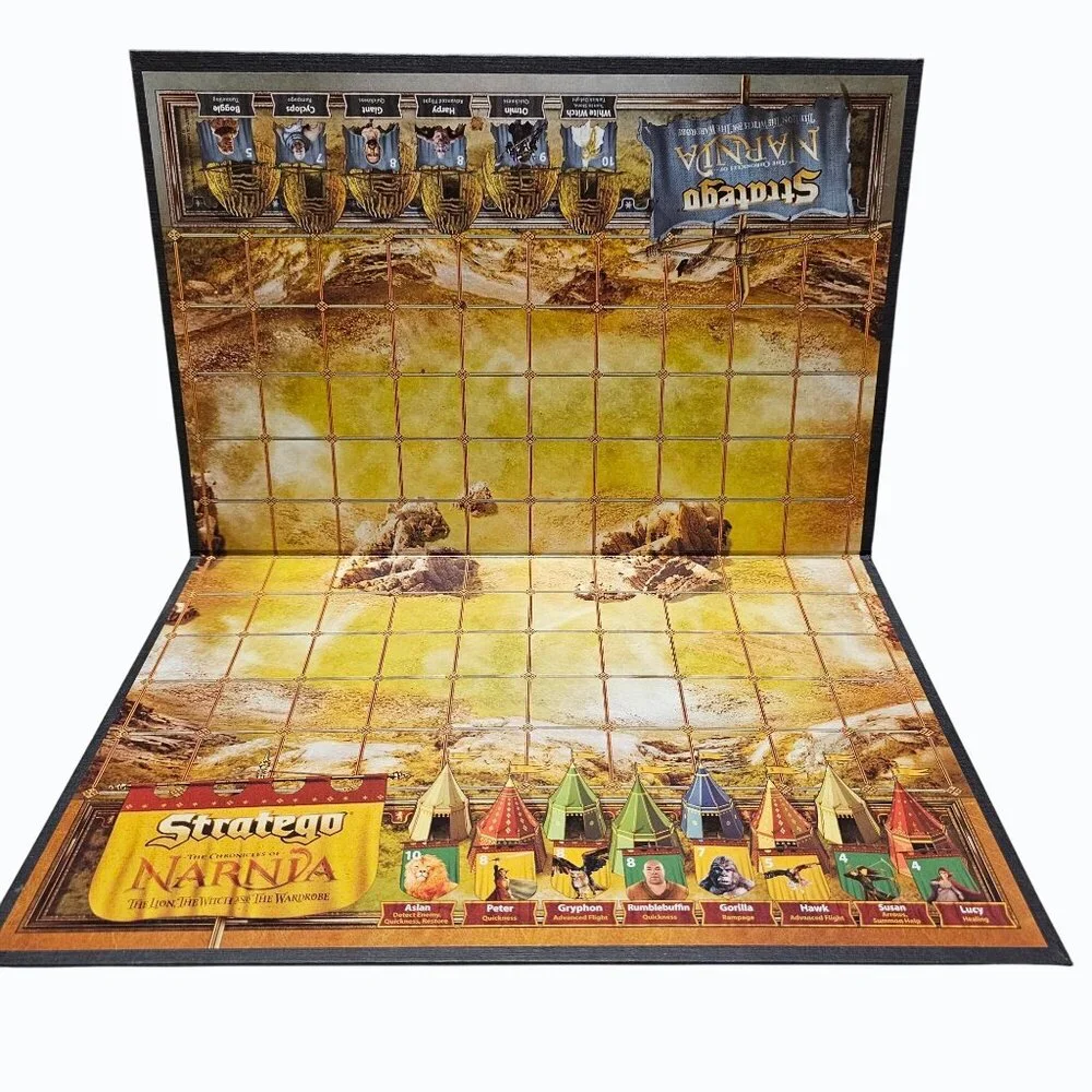 The Chronicles Of Narnia Stratego Board Game Milton Bradley Preowned COMPLETE